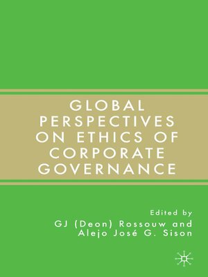 cover image of Global Perspectives on Ethics of Corporate Governance